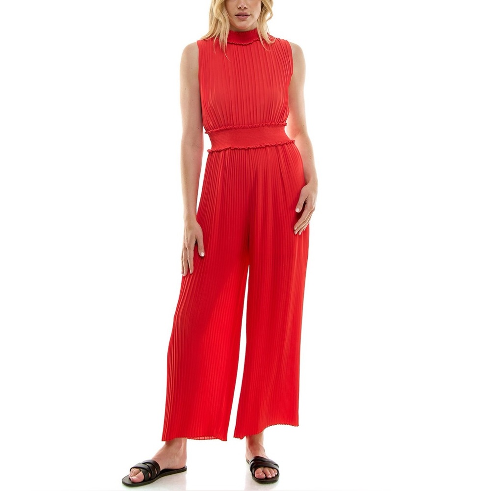 Women's Nanette Lepore Sleeveless Pleated Jumpsuit
